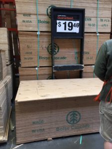 1/2" plywood