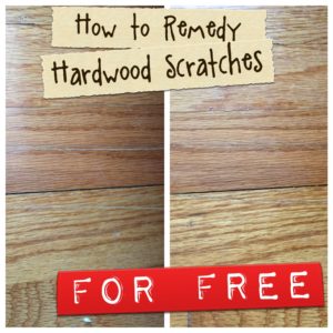 FIX HARDWOOD FLOOR SCRATCHES