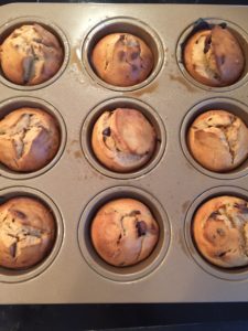 clean eating peanut butter banana blender muffins