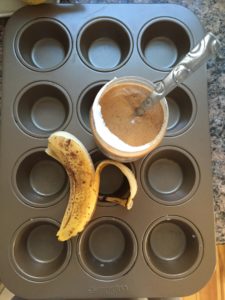clean eating frozen almond banana bites