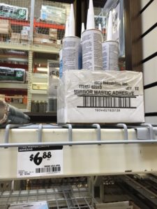mirror adhesive