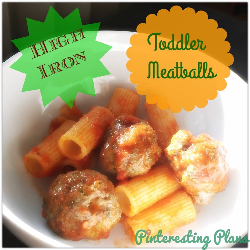 High Iron Toddler Meatballs