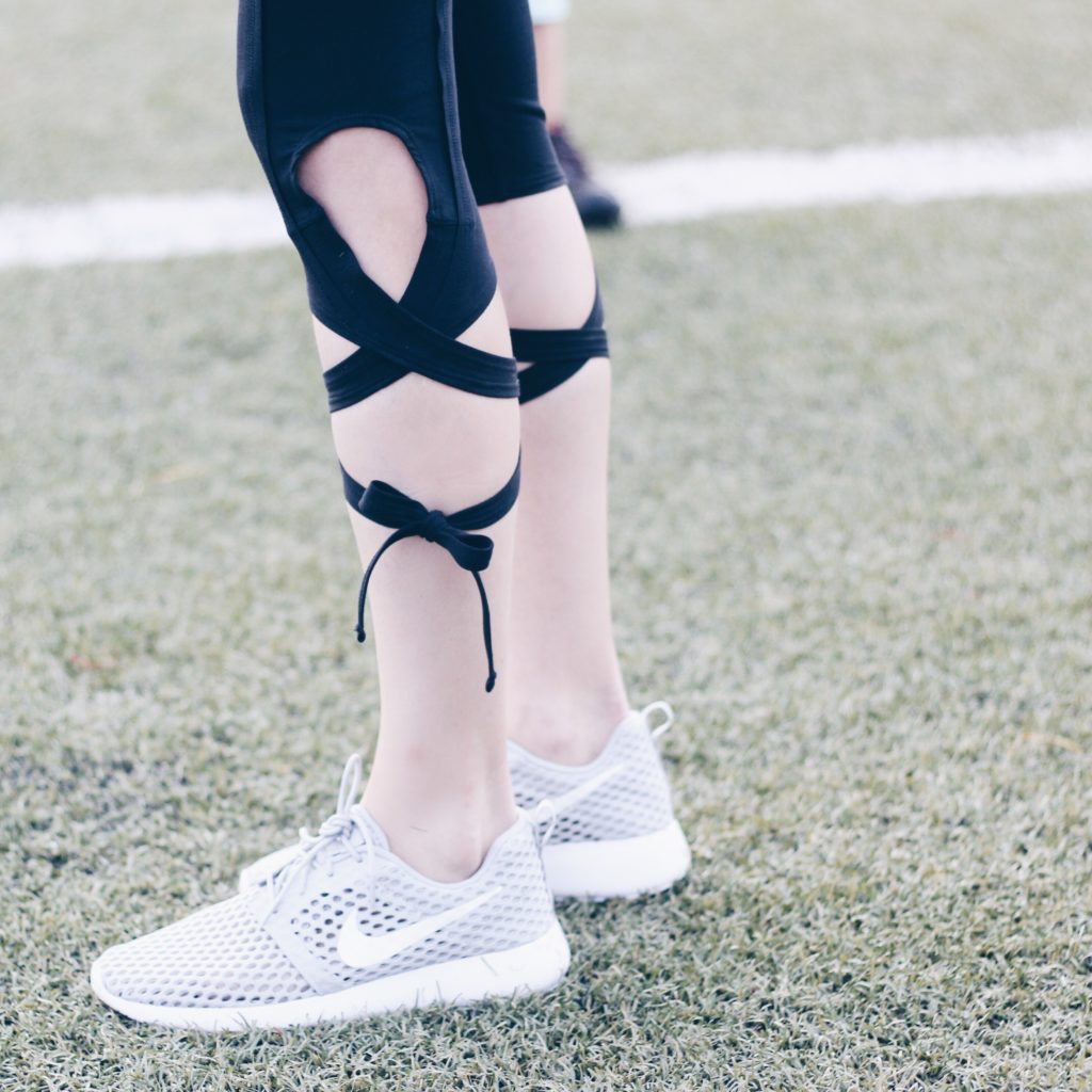 gray rosche nike sneakers