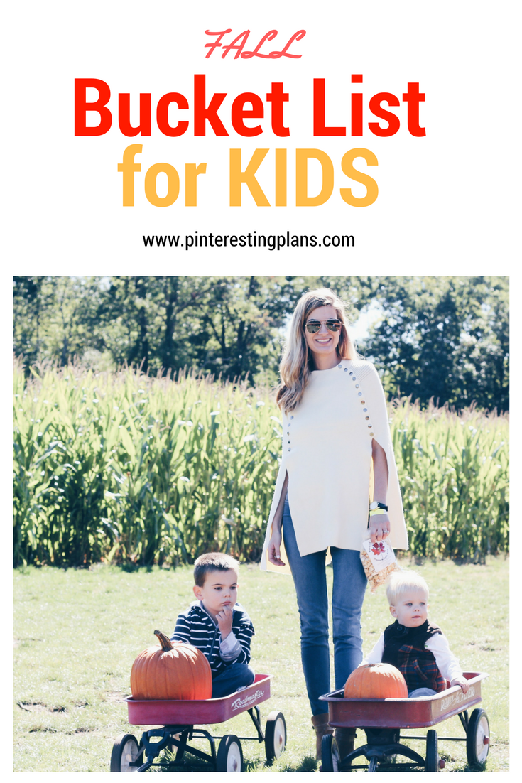 fall bucket list of activities for kids
