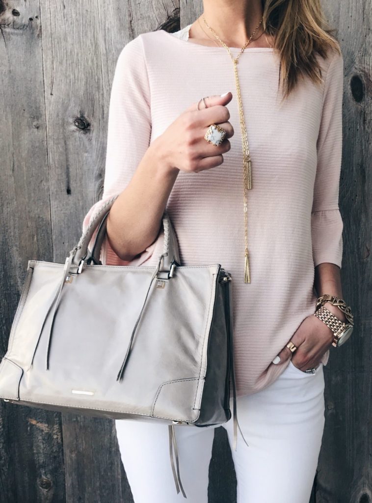Connecticut life and style blogger, Pinteresting Plans shares 9 pink spring outfits and how to style them. You can check out those and more! spring pink women's ruffle sleeve top