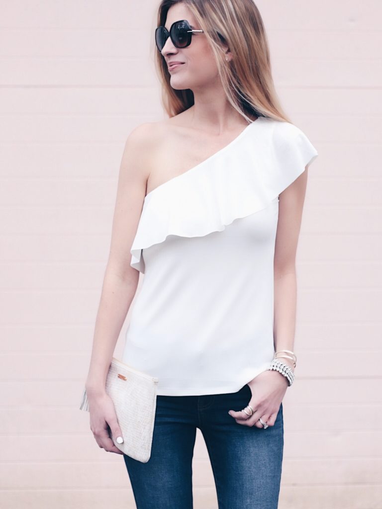Connecticut life and style blogger, Pinteresting Plans shares a look at the sexiest shoe. Strappy Heeled Sandals are styled with denim. 