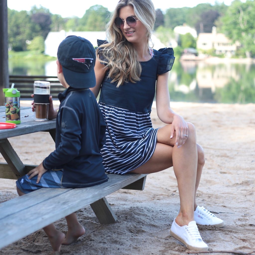 Connecticut life and style blogger, Pinteresting Plans shares the perfect high waisted bikini for Summer 2017 and tips for looking better in a bikini.