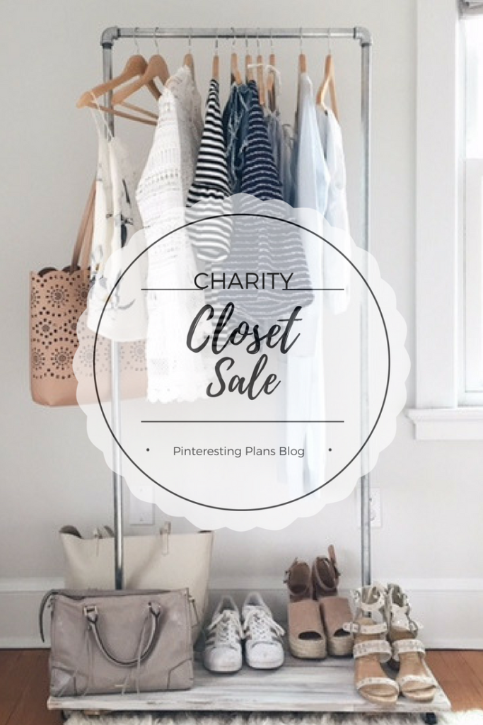 Clothing for a Cause - Charity Closet Sale - Pinteresting Plans Blog