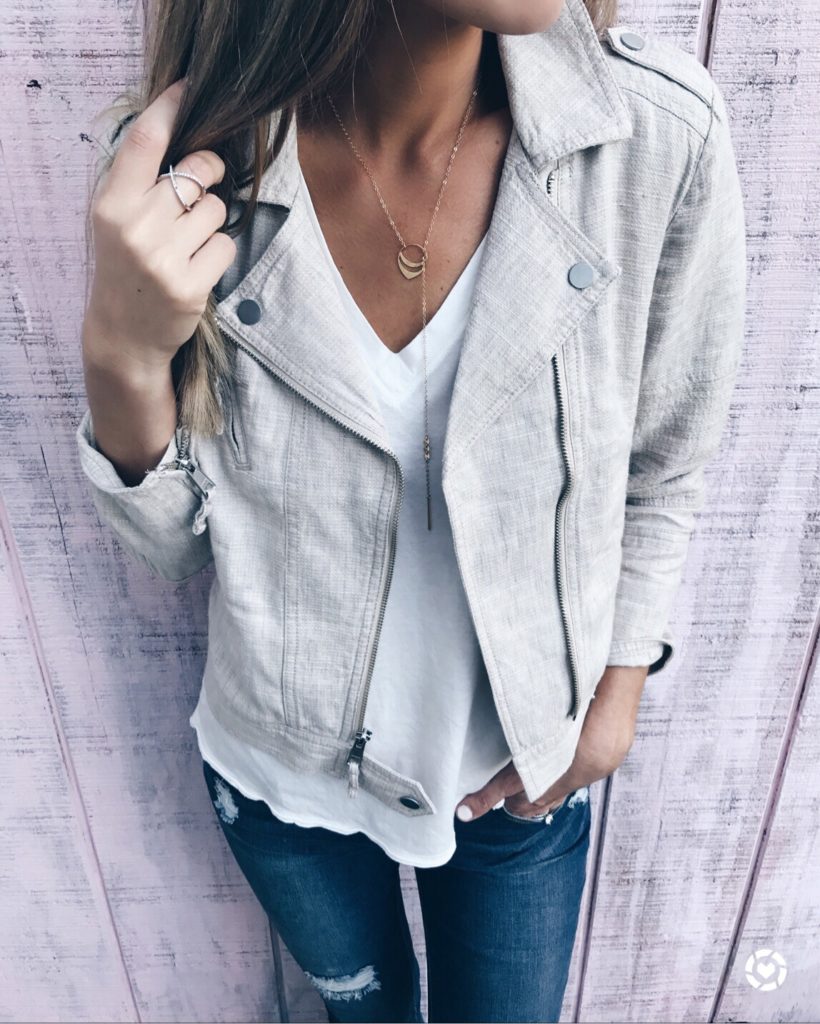 SHOP THE SALE!!! Labor Day Weekend sales 2017 linen moto jacket
