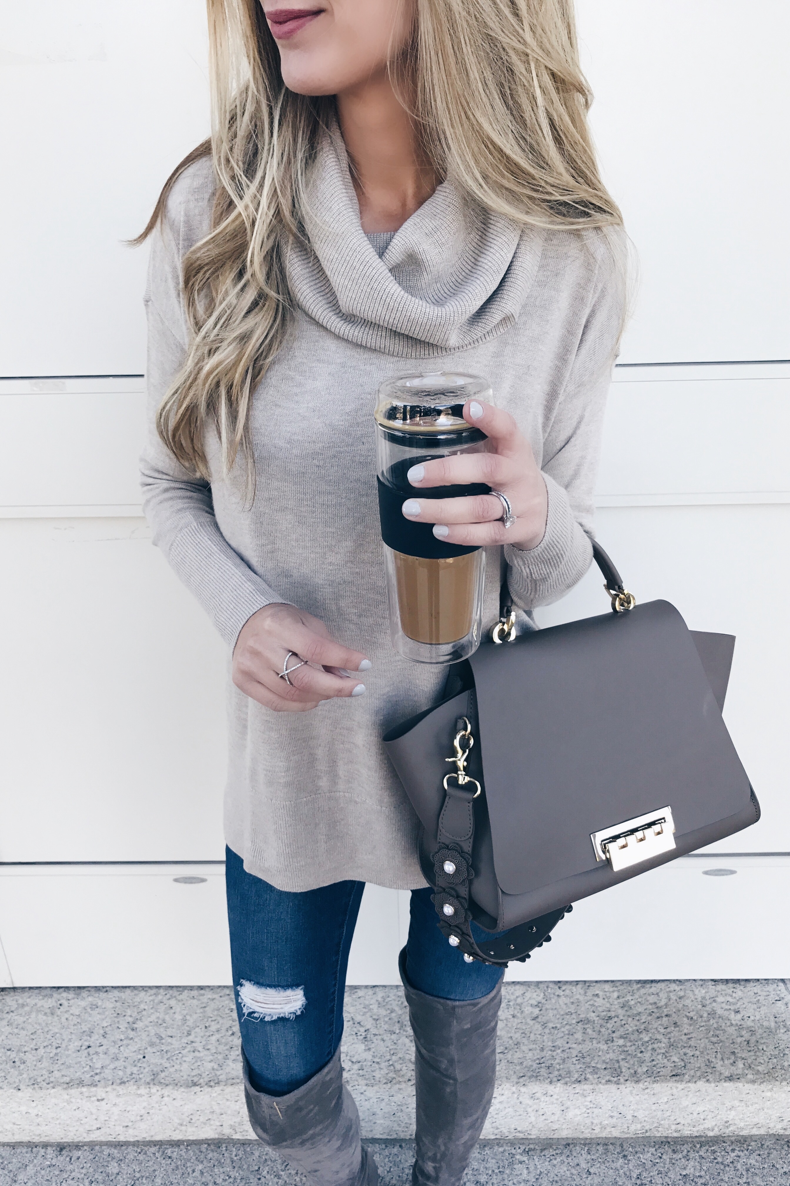SWEATERS ON SALE!! weekend sale 10/14/17 - cowl neck tunic sweater