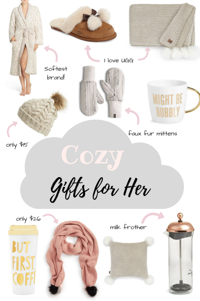  cozy gifts for her - holiday gift guide 2017