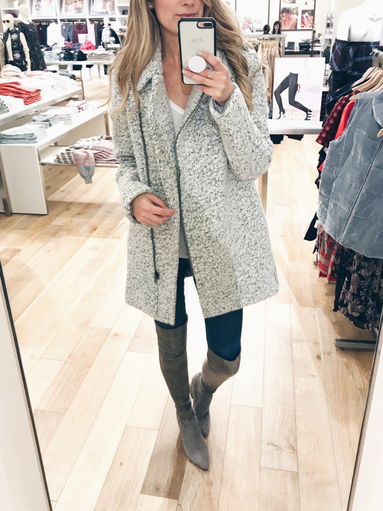  loft 40% off sale finds - gray coat Fall coat on pinterestingplans