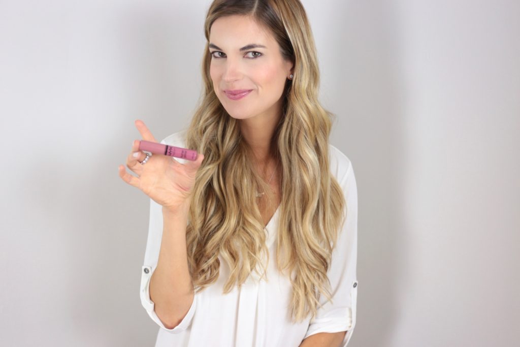 makeup tips for aging skin - NYX butter gloss in angel food cake