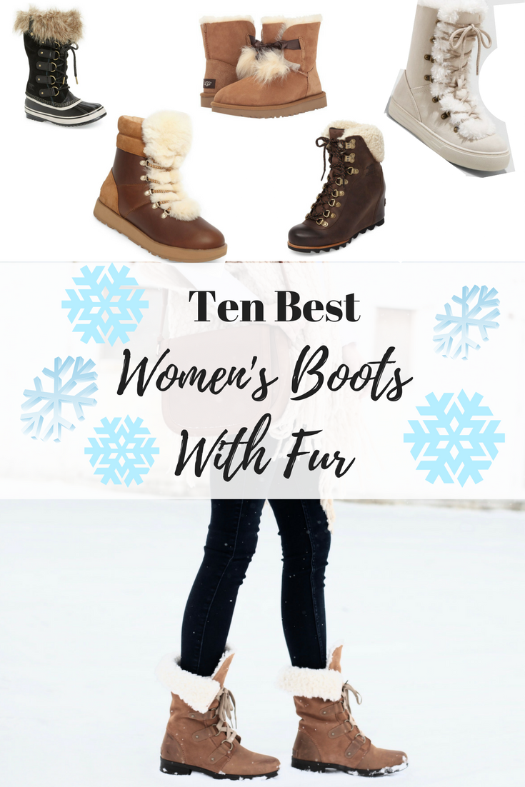 Women's Boots With Fur - Winter Fashion 2018