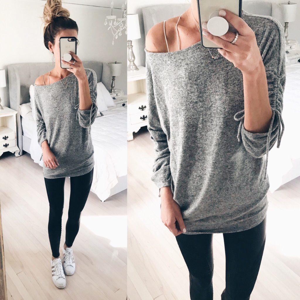 new christmas weekend markdowns - fleece tunic