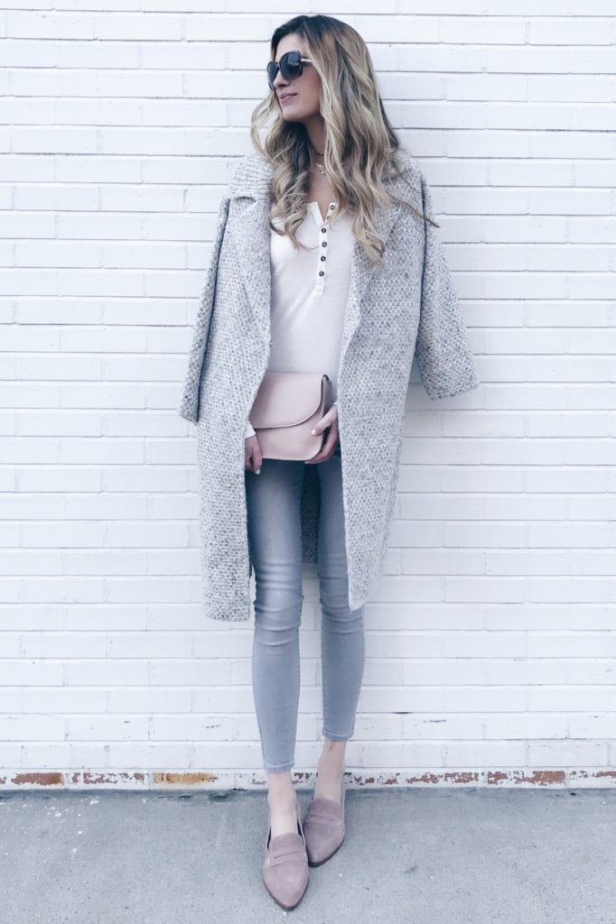 spring transitions shoes and outfit ideas - pink suede loafers on rachel moore connecticut lifestyle blogger of pinterestingplans