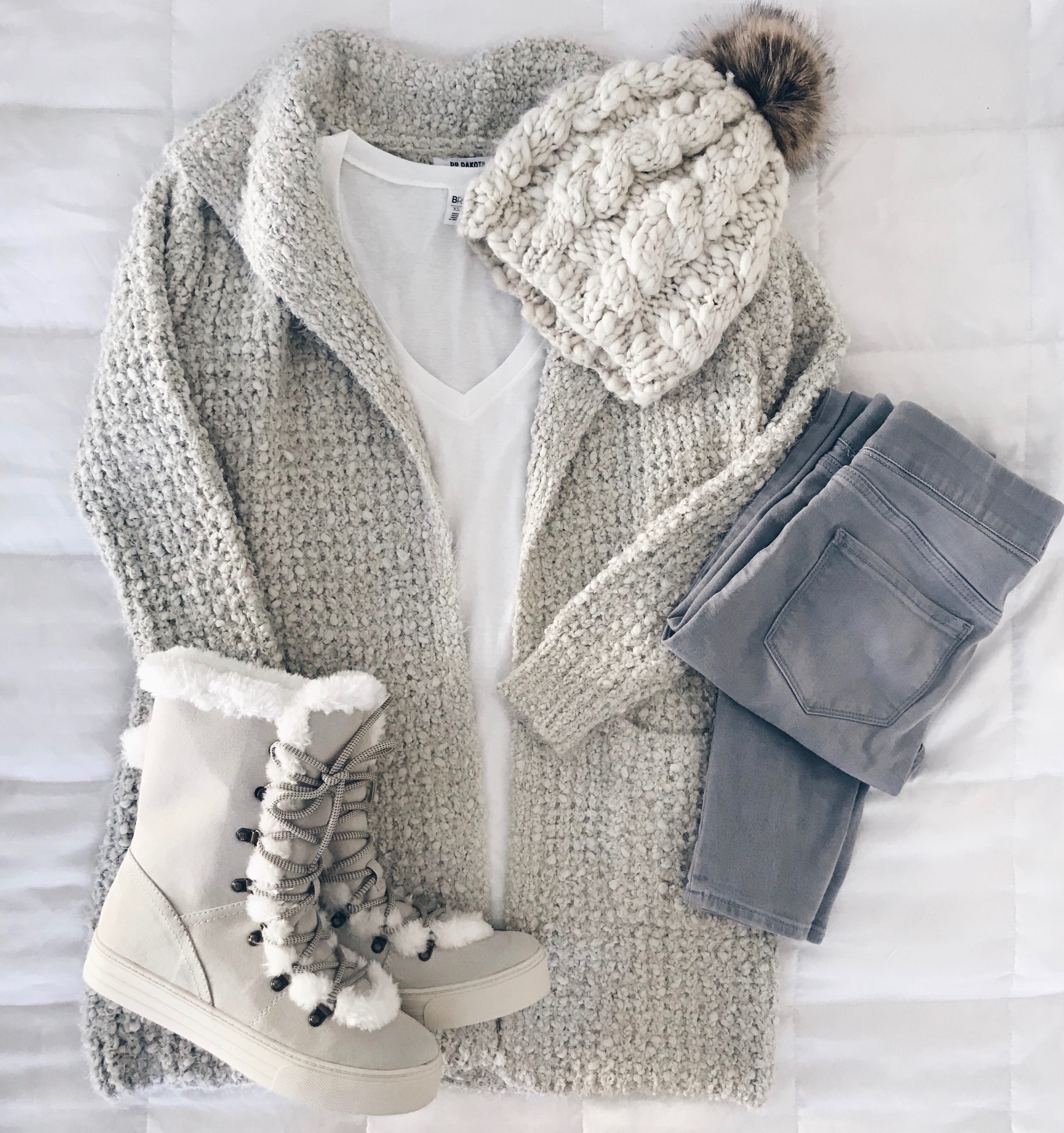 winter outfit flatlays - cute winter outfits by connecticut fashion blogger rachel moore