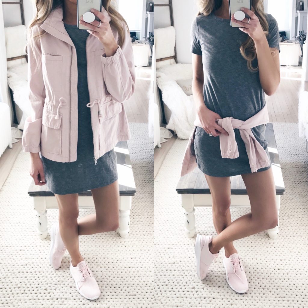 President's day weekend sales Weekly Wrap Up 2:16 - pink jacket:tshirt dress