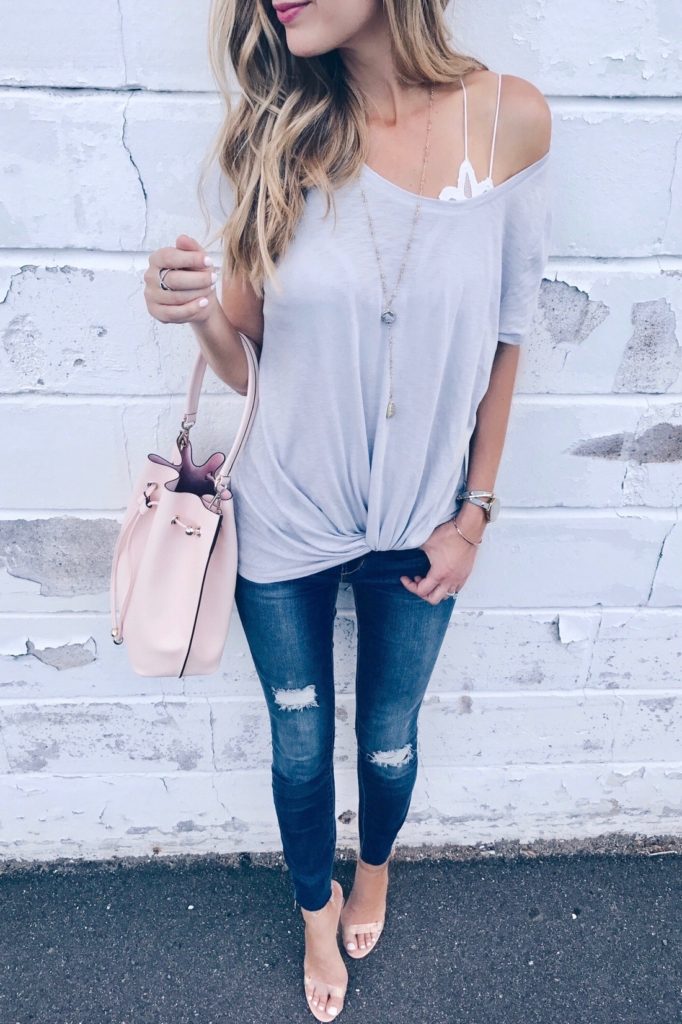Weekly Wrap-Up 3/2 Twist Front Tee