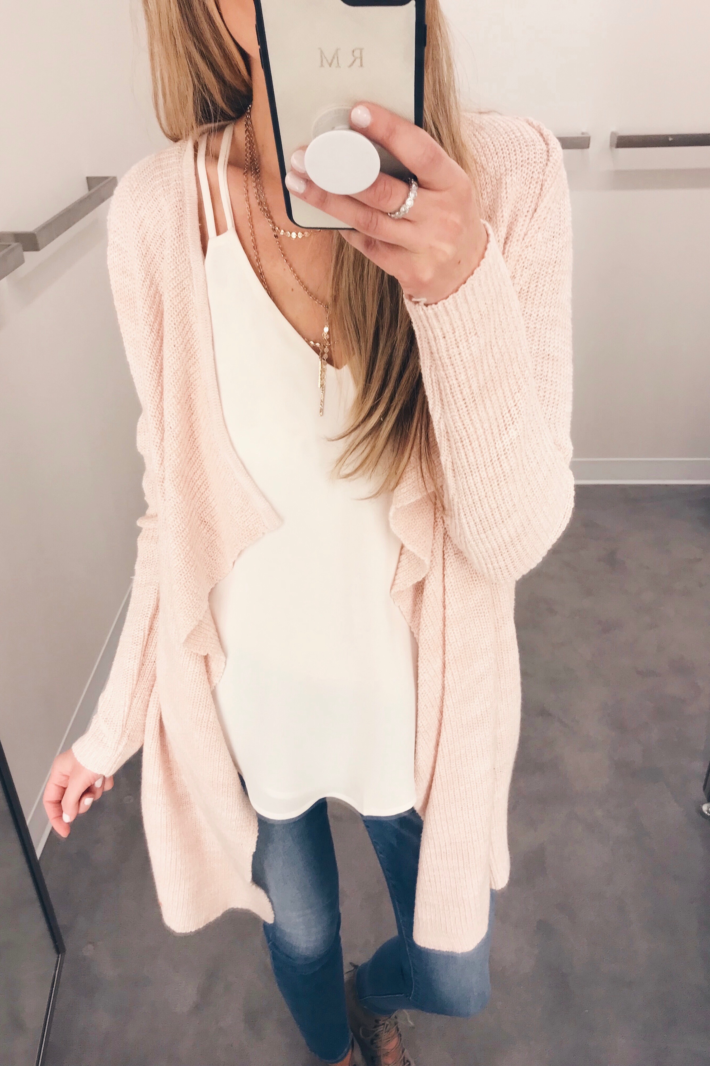 Weekly Wrap-Up--Pink Cardigan