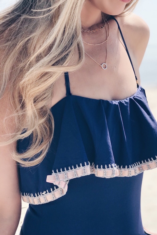 One Piece Flutter Top Bathing Suit - Pinteresting Plans Fashion Blogger.JPG