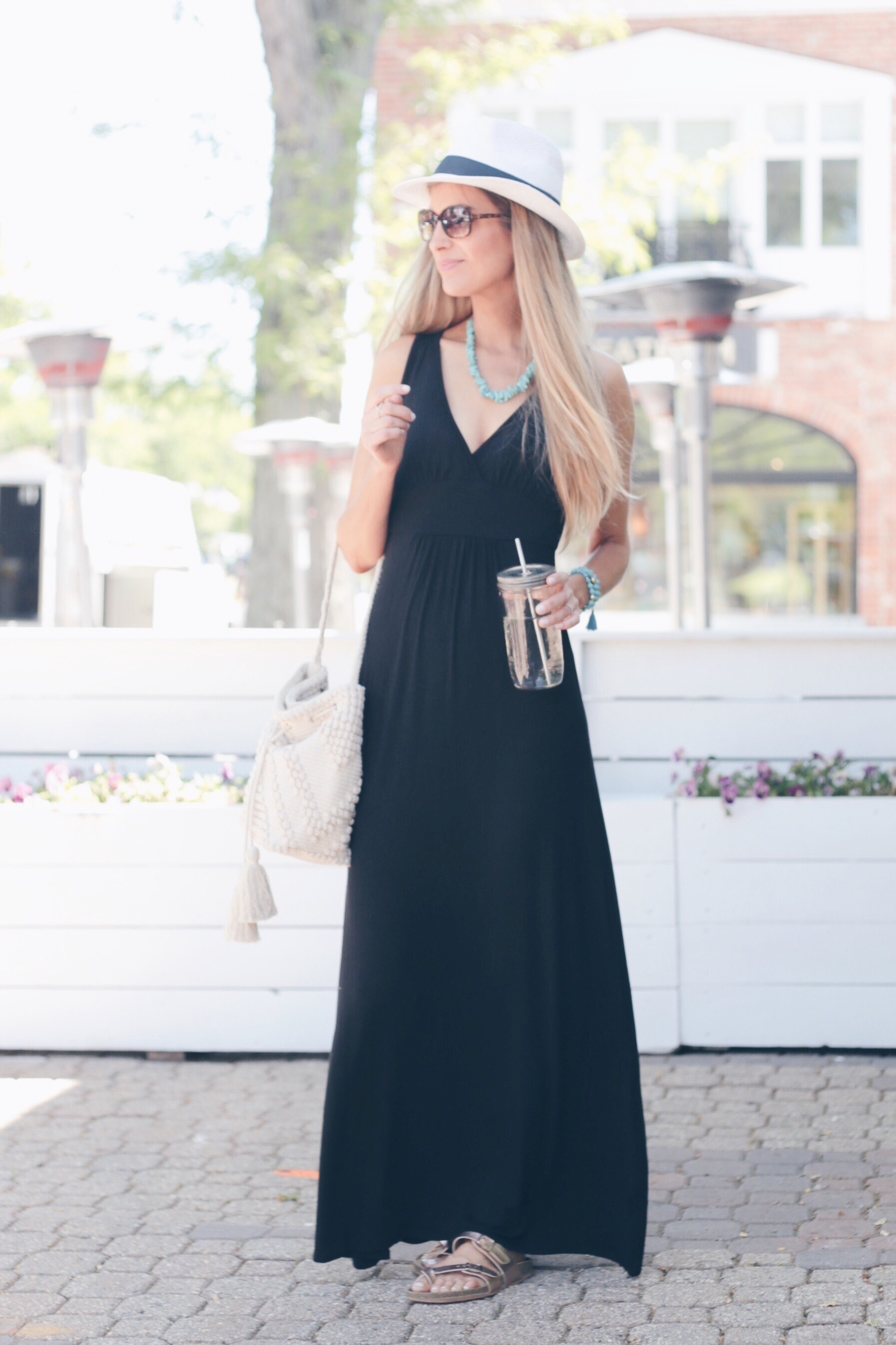 How to Wear a Little Black Maxi 3 Ways | Casual Maxi Dress