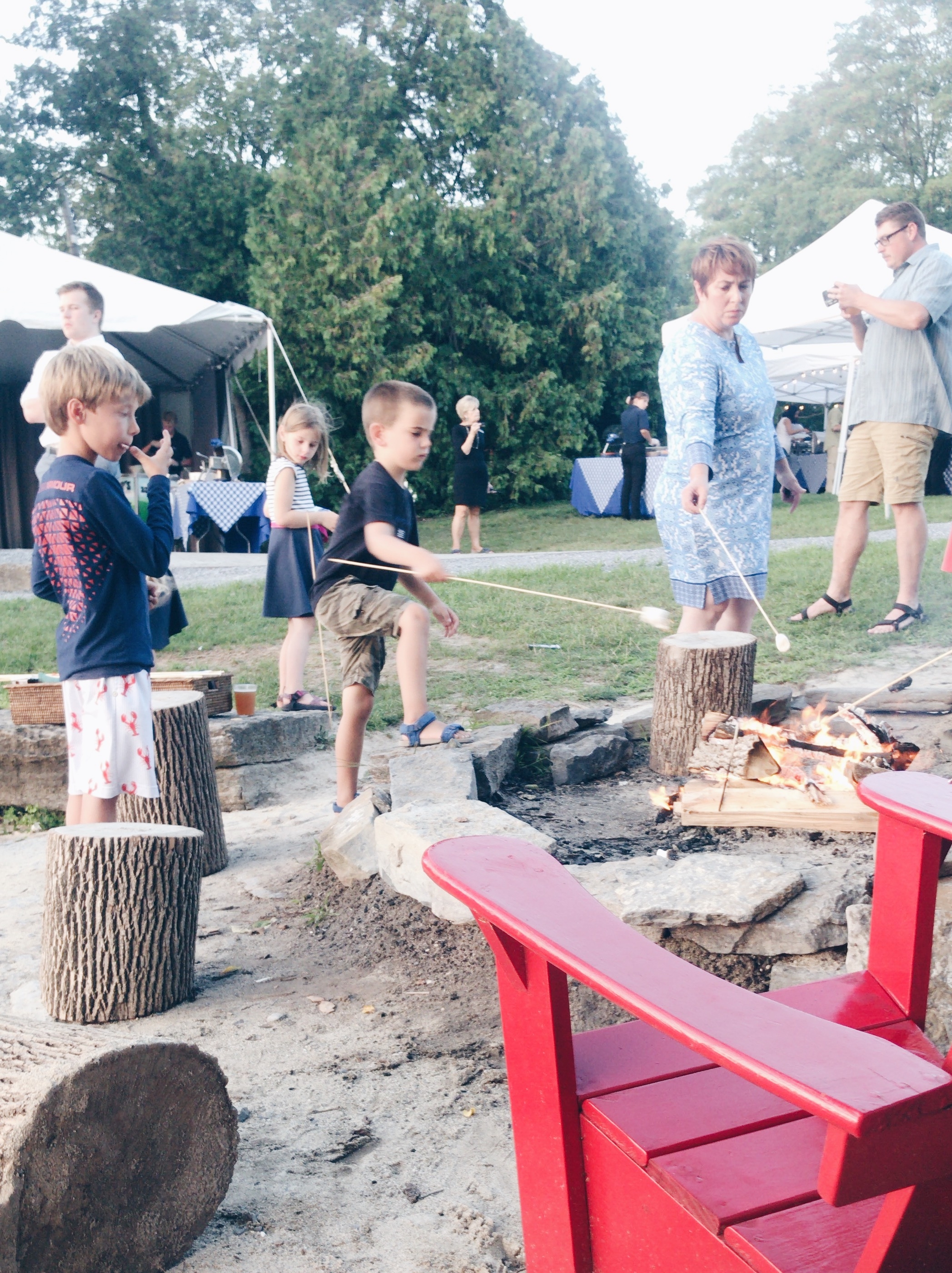Basin Harbor Resort Review - Camp Fire