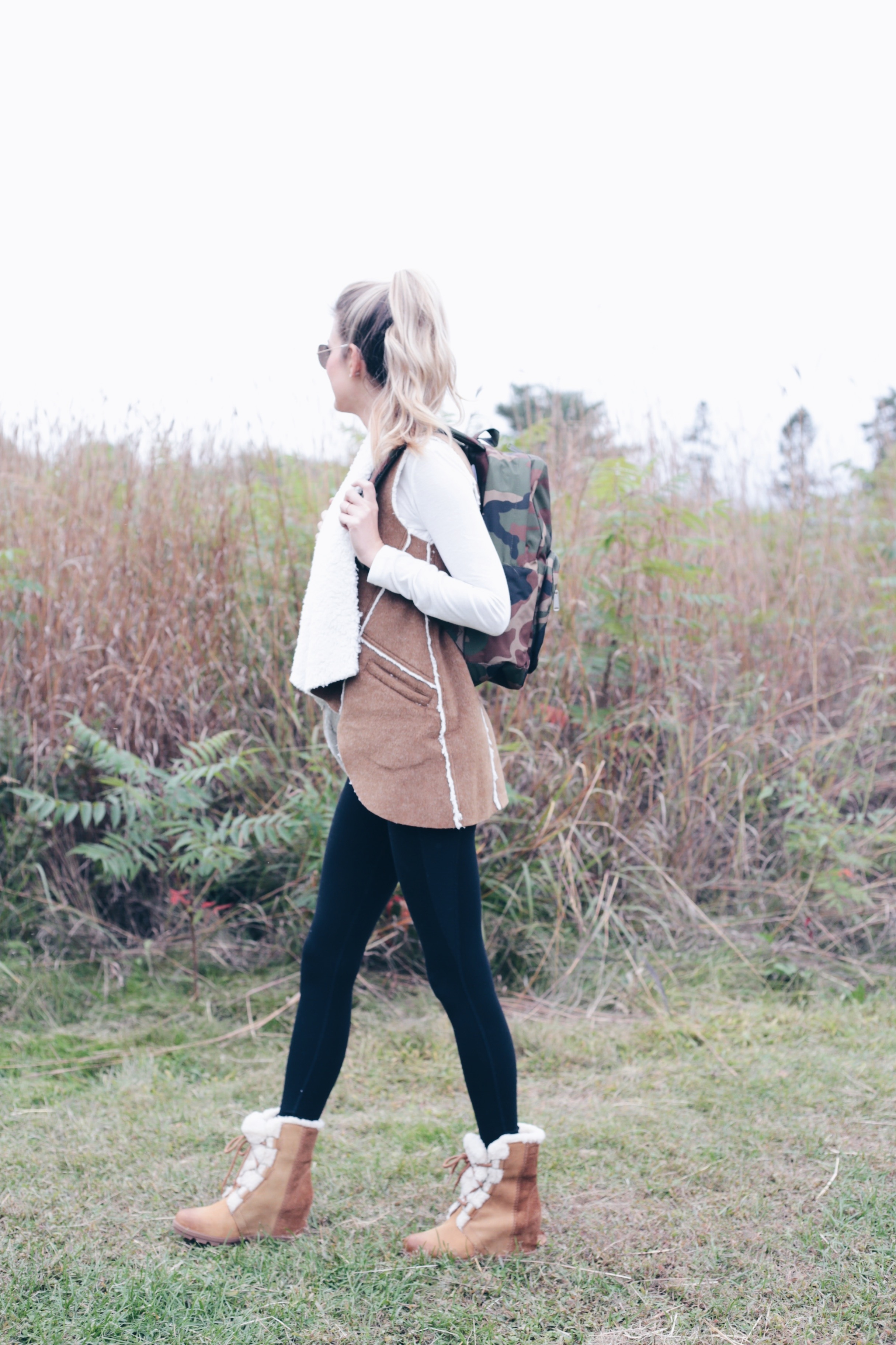  fall activities for kids in connecticut - cute fall outfit with wedge boots on pnteresting plans fashion blog