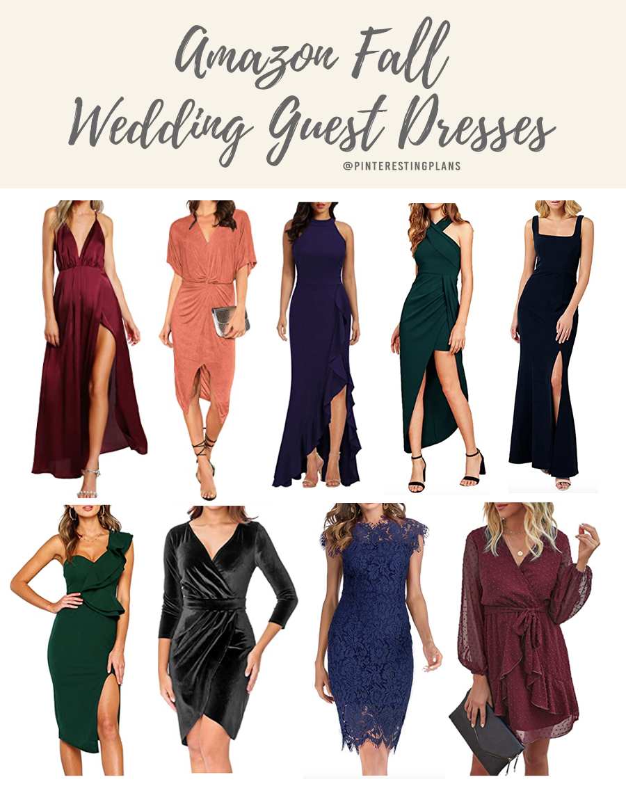 best affordable amazon dresses for fall wedding guest 2020