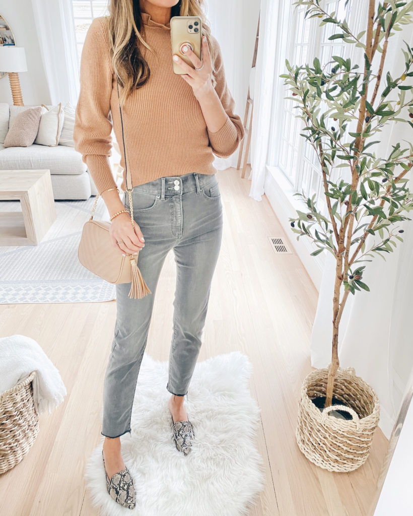 how to wear straight leg jeans fall 2020
