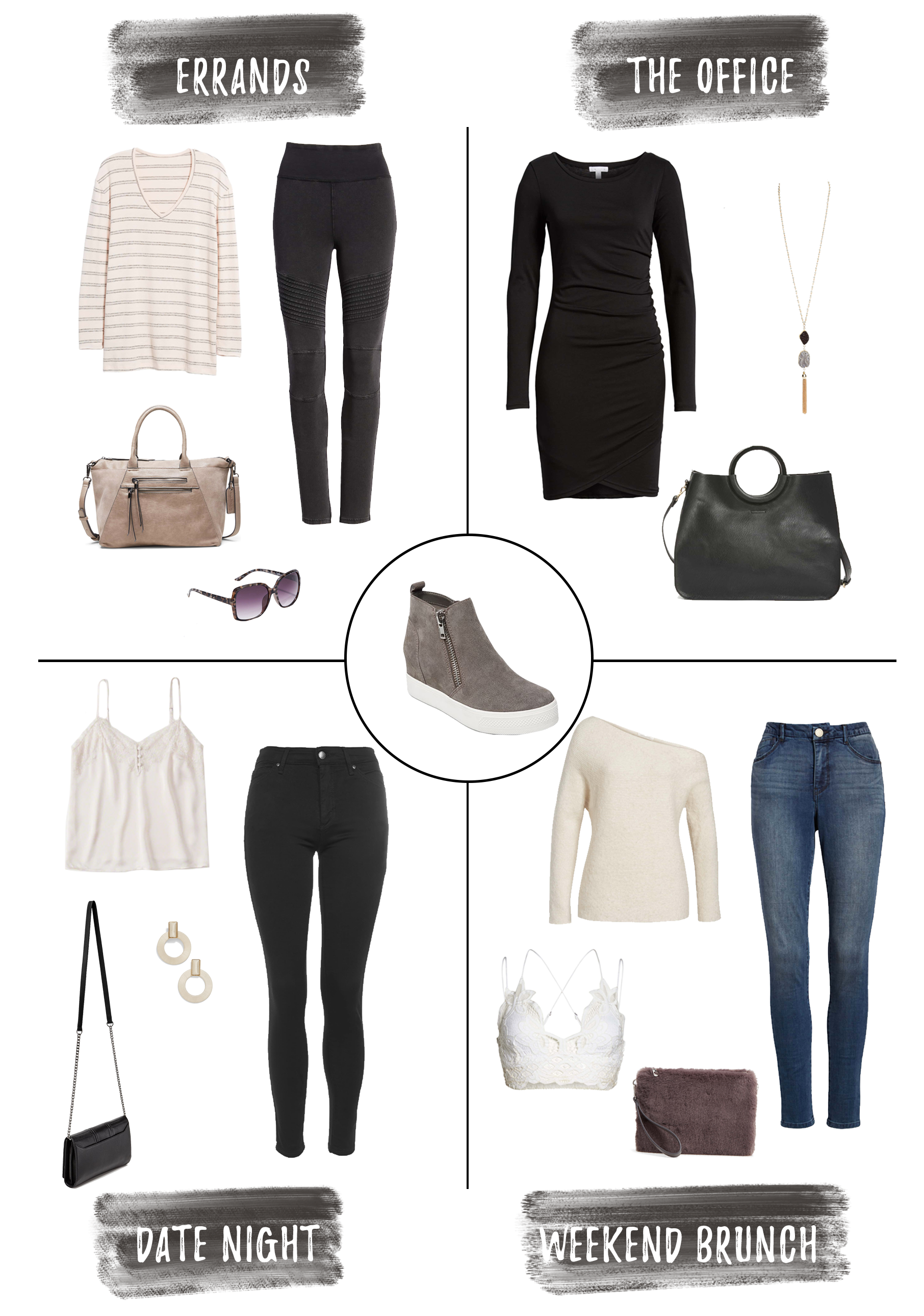 how to style wedge sneakers for fall 2018