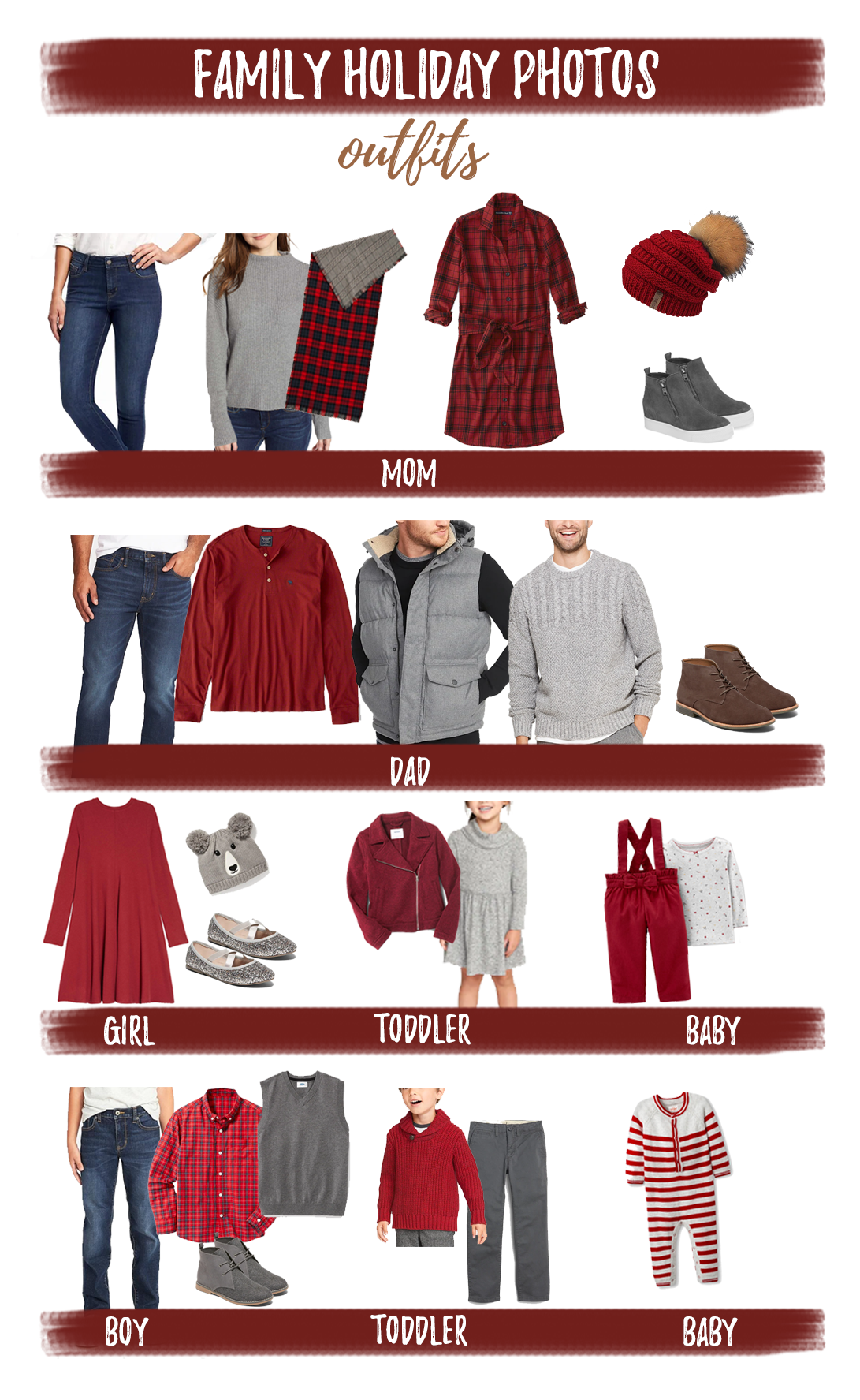 family holiday photo outfits 2018