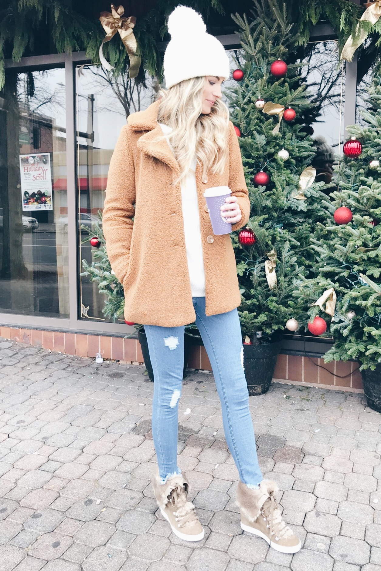 Teddy Bear Coat Outfit Ideas | Connecticut Style Blog