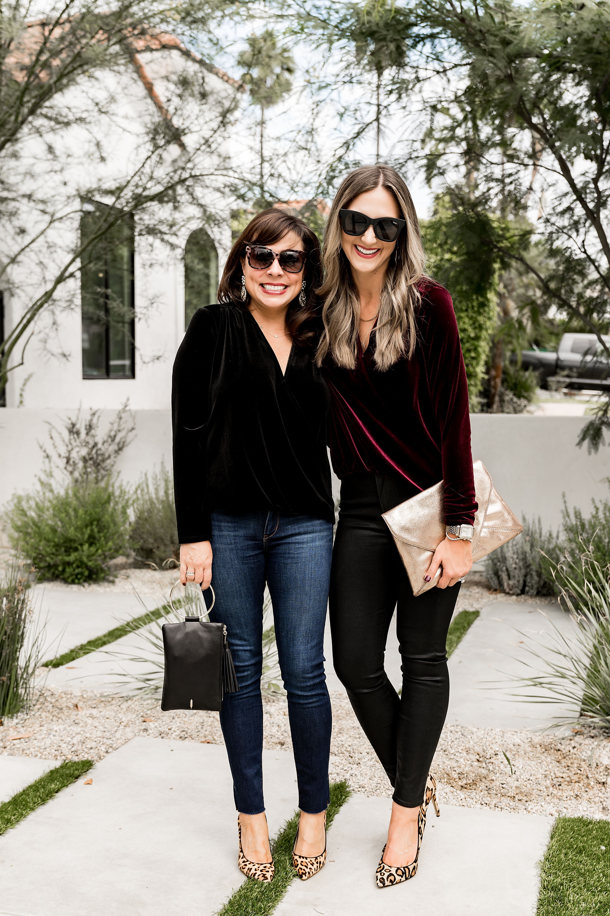  velvet tops for holiday outfit ideas from the gibson glam collection