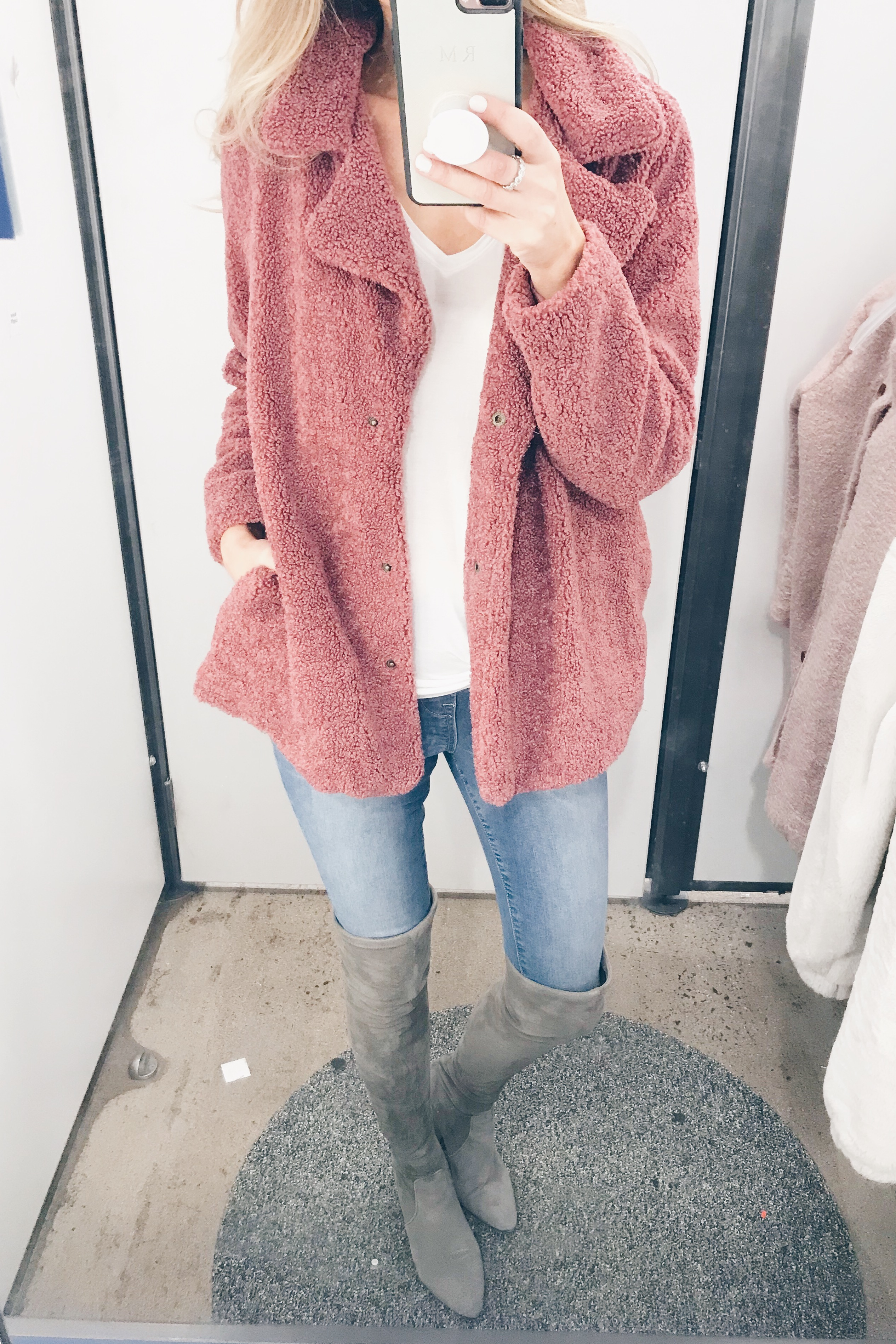 December Old Navy Try On - Cozy Jacket