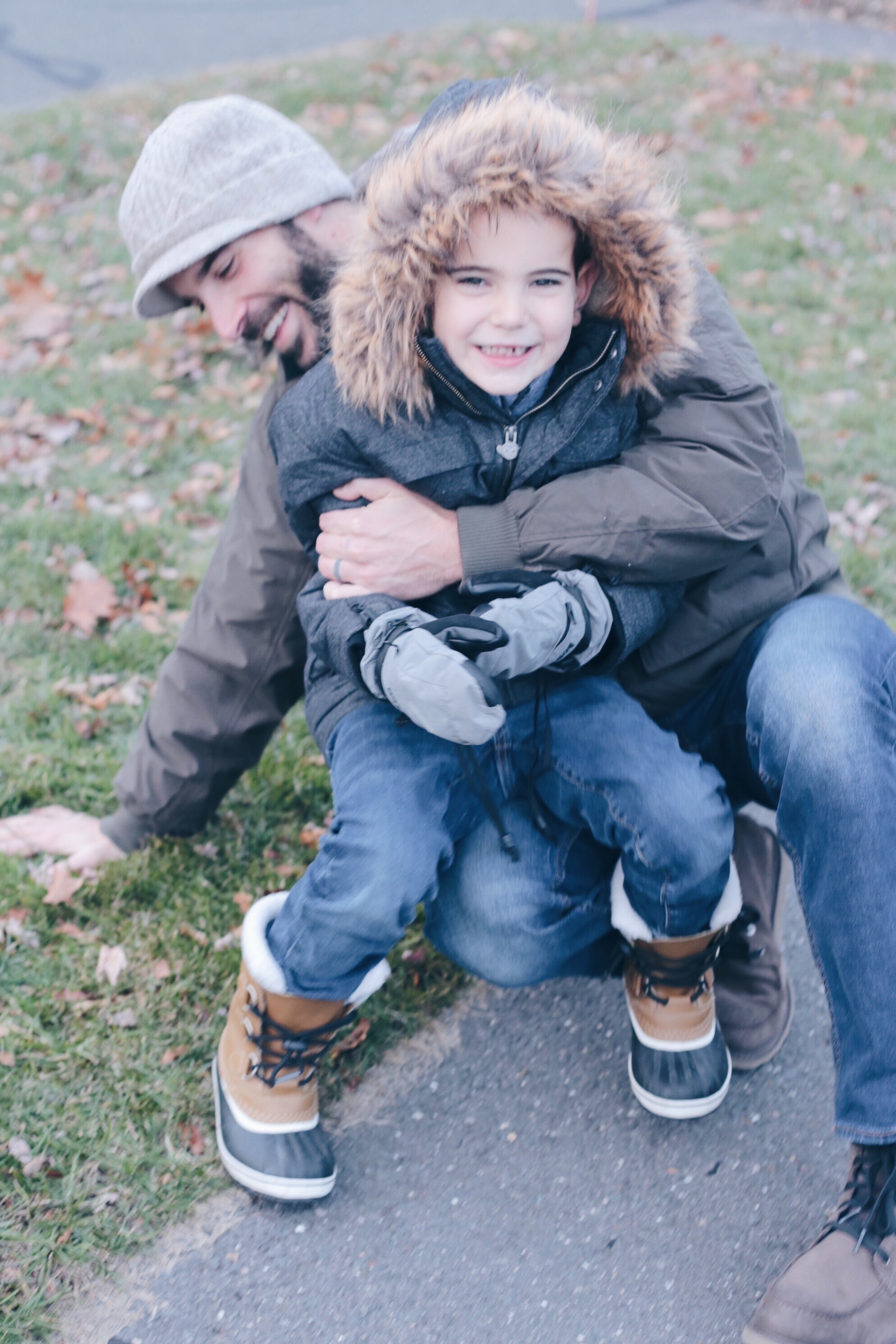  father and son fur trim hooded winter jackets on pinteresting plans fashion blog