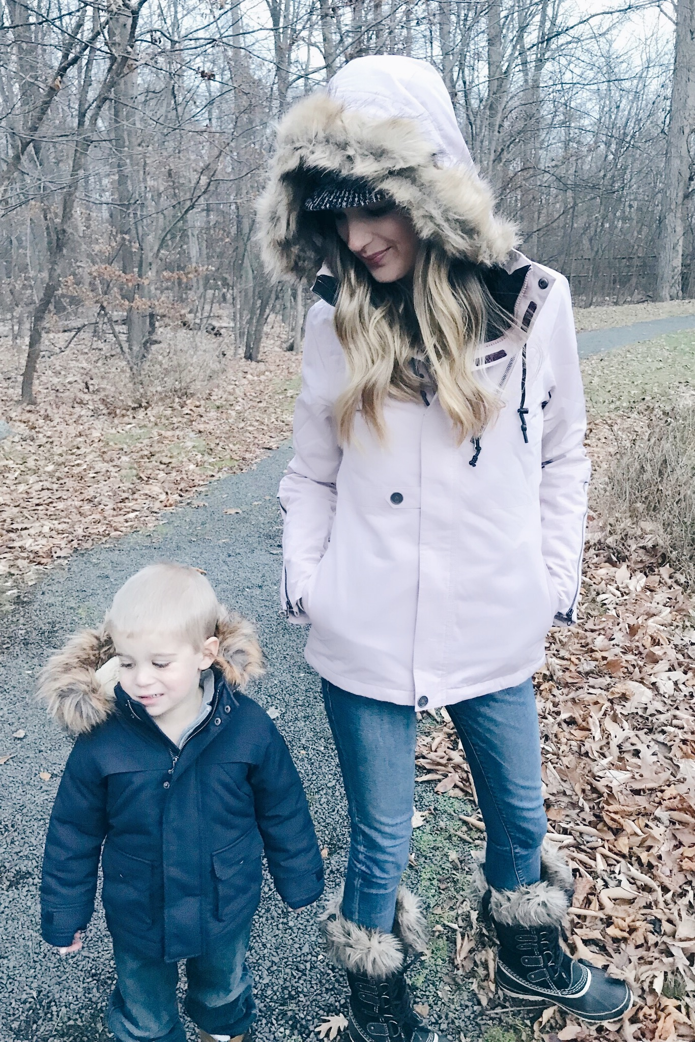  fur trim hooded winter jackets for the family on pinteresting plans fashion blog