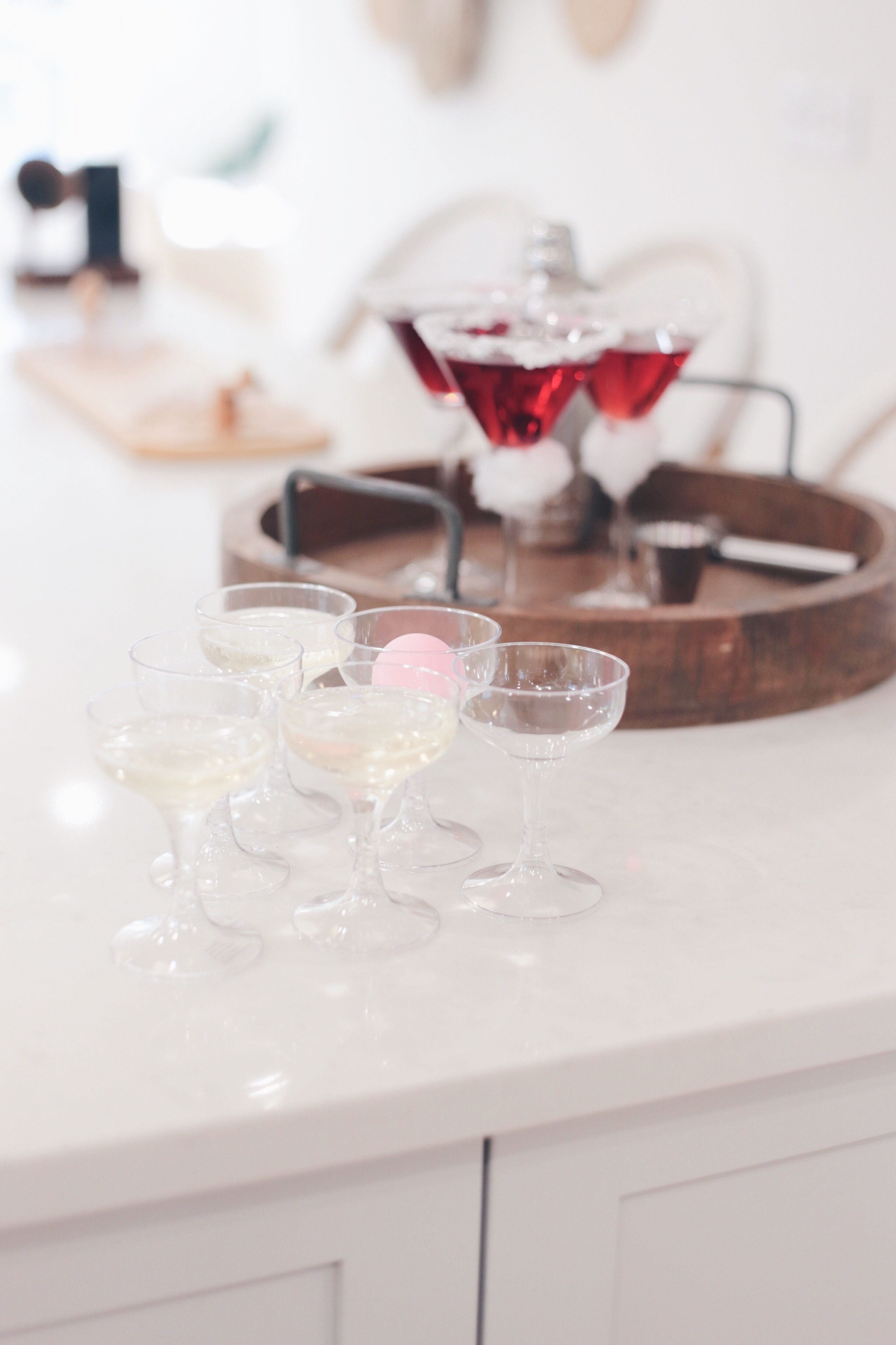  prosecco pong - fun holiday party ideas