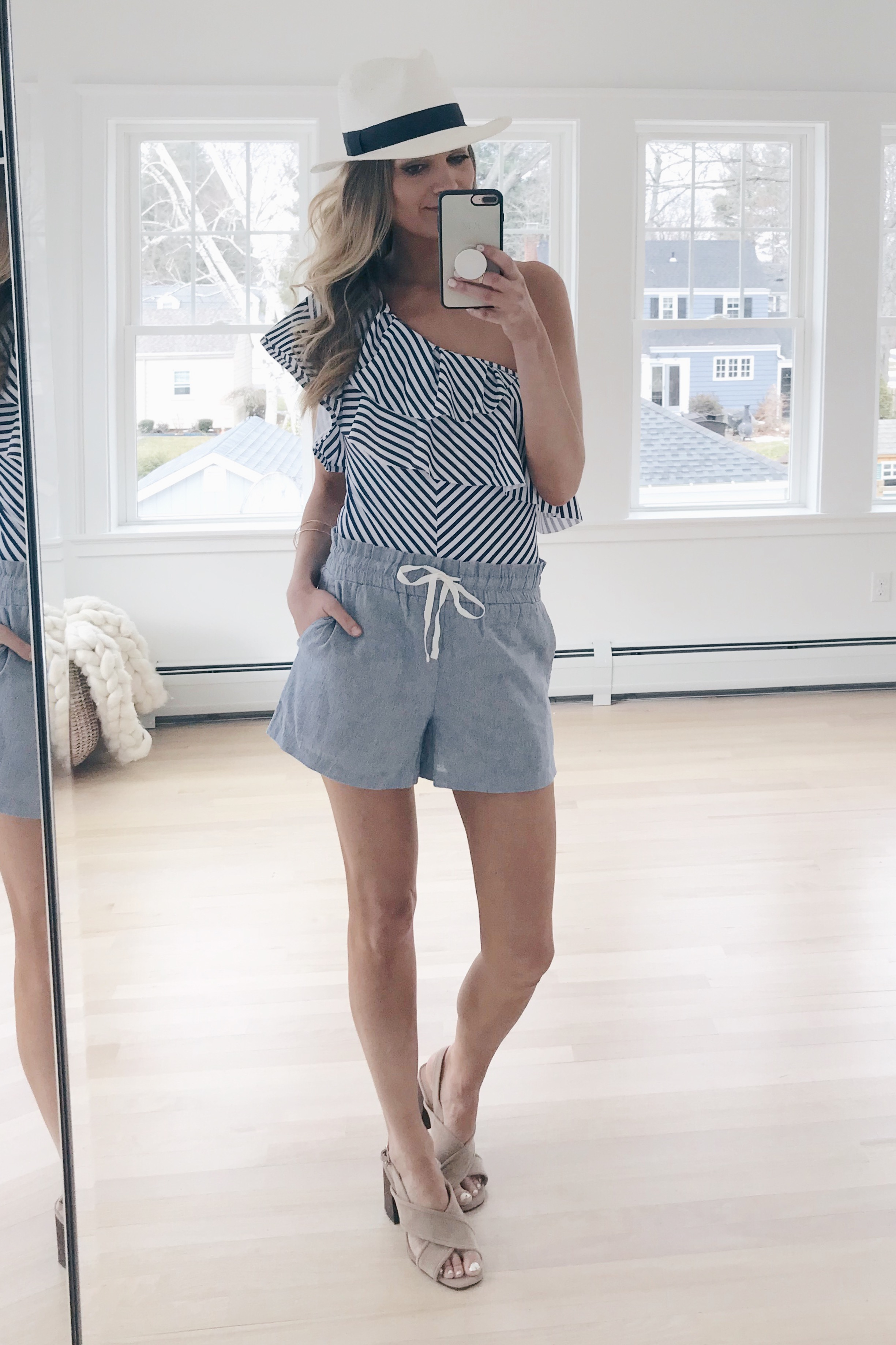  resort wear 2019 - striped one shoulder one piece bathing suit on pinteresting plans blog