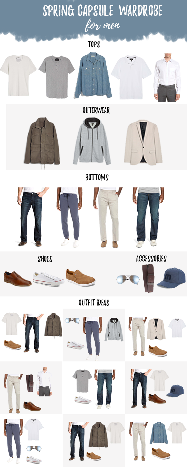  men's spring capsule wardrobe 2019 - himterestingplans men's fashion blog