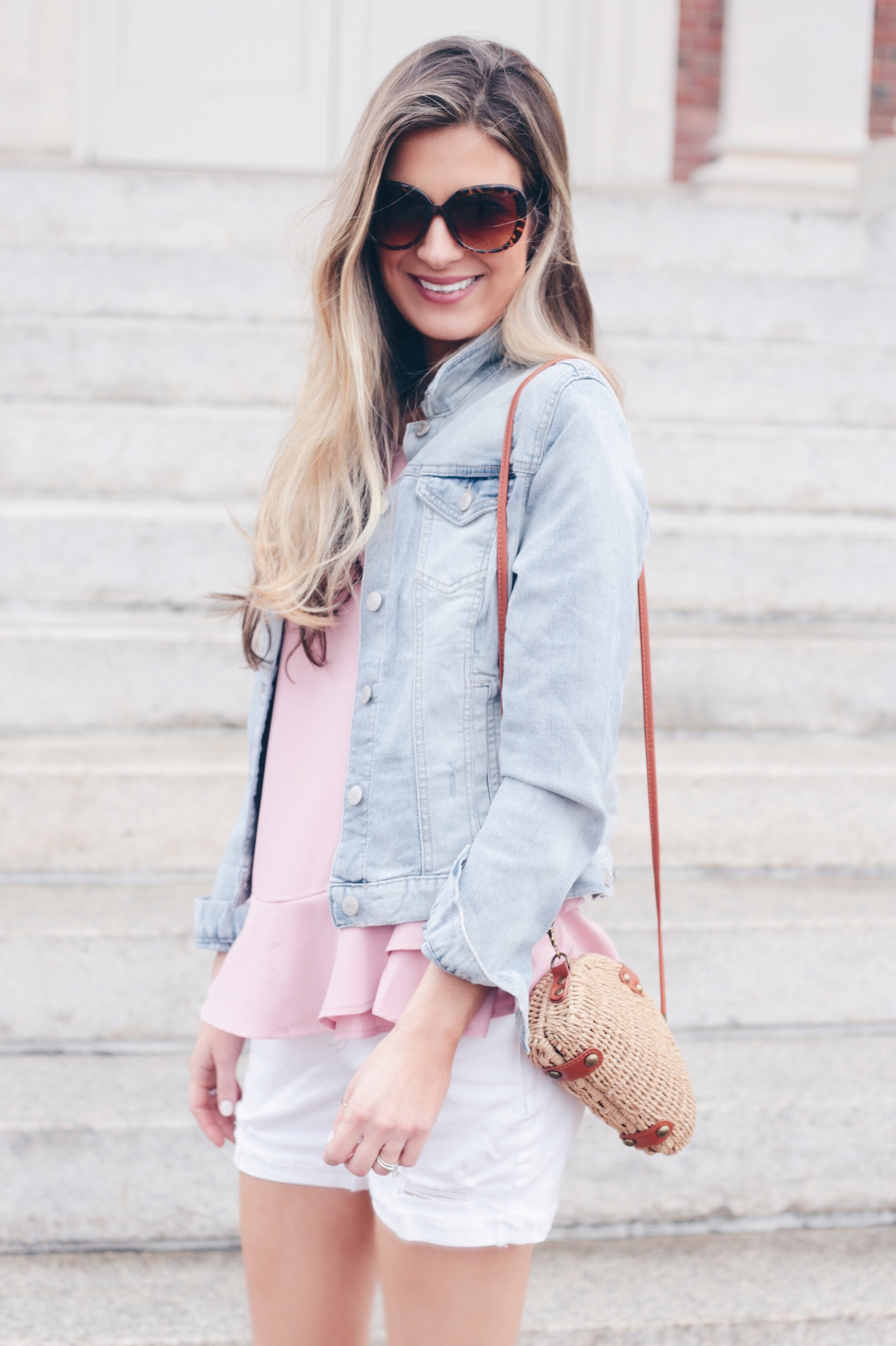 Spring Date Night Outfit Ideas | White Shorts