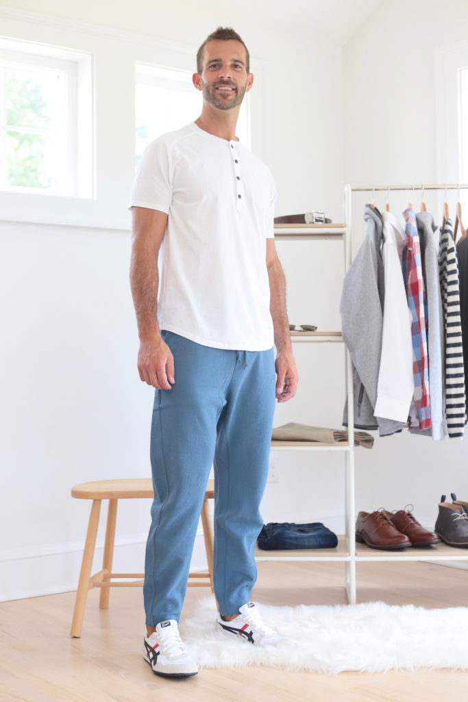 men's fall capsule wardrobe 2019 -mens joggers outfit