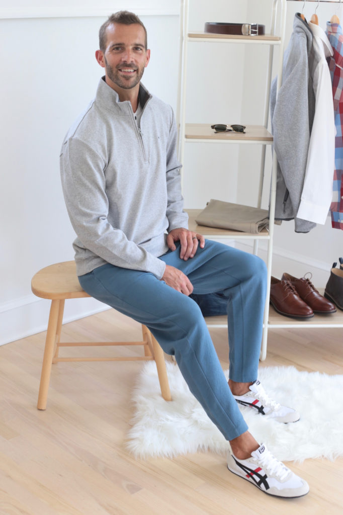 men's fall capsule wardrobe 2019 - men's joggers outfit - pinteresting plans blog