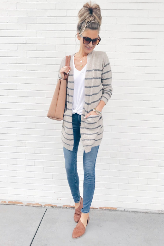 Fashion blogger wearing tan open shank flats - pinteresting plans blog