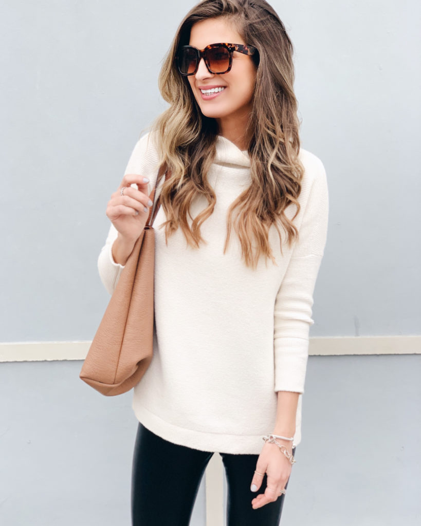 nordstrom free people cream ottoman slouchy tunic sweater