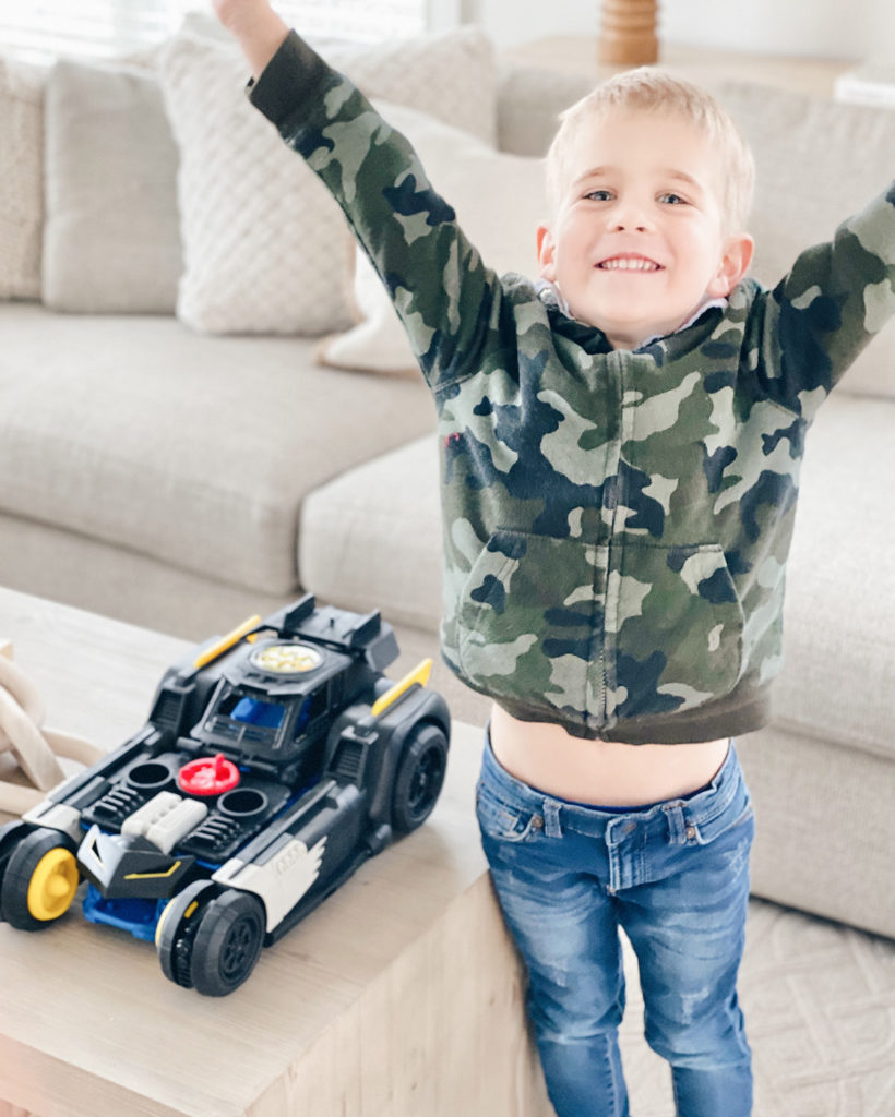 walmart imaginext dc super friends transforming batmobile r/c vehicle - best toy and gift idea for 4 year old boy