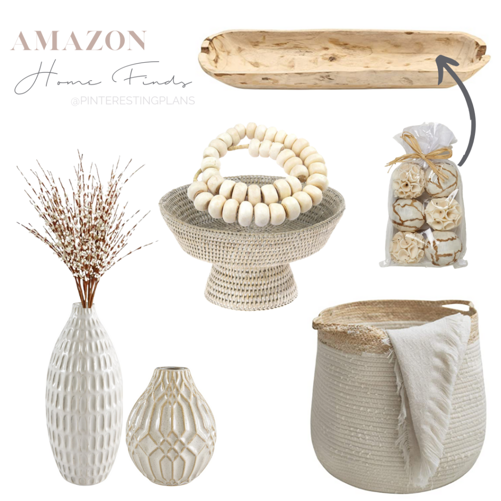 Click here for recent home decor finds on Pinteresting Plans! I rounded up some home decor and furniture finds by retailer for ease of checkout. Find modern home inspiration designs and home decor ideas on a budget. Learn to do home decorating for living rooms and home office space designs too. Stylish decorating ideas can also be used to design a white home decor aesthetic. Best home decor finds on amazon and home decor ideas living room on a budget. 