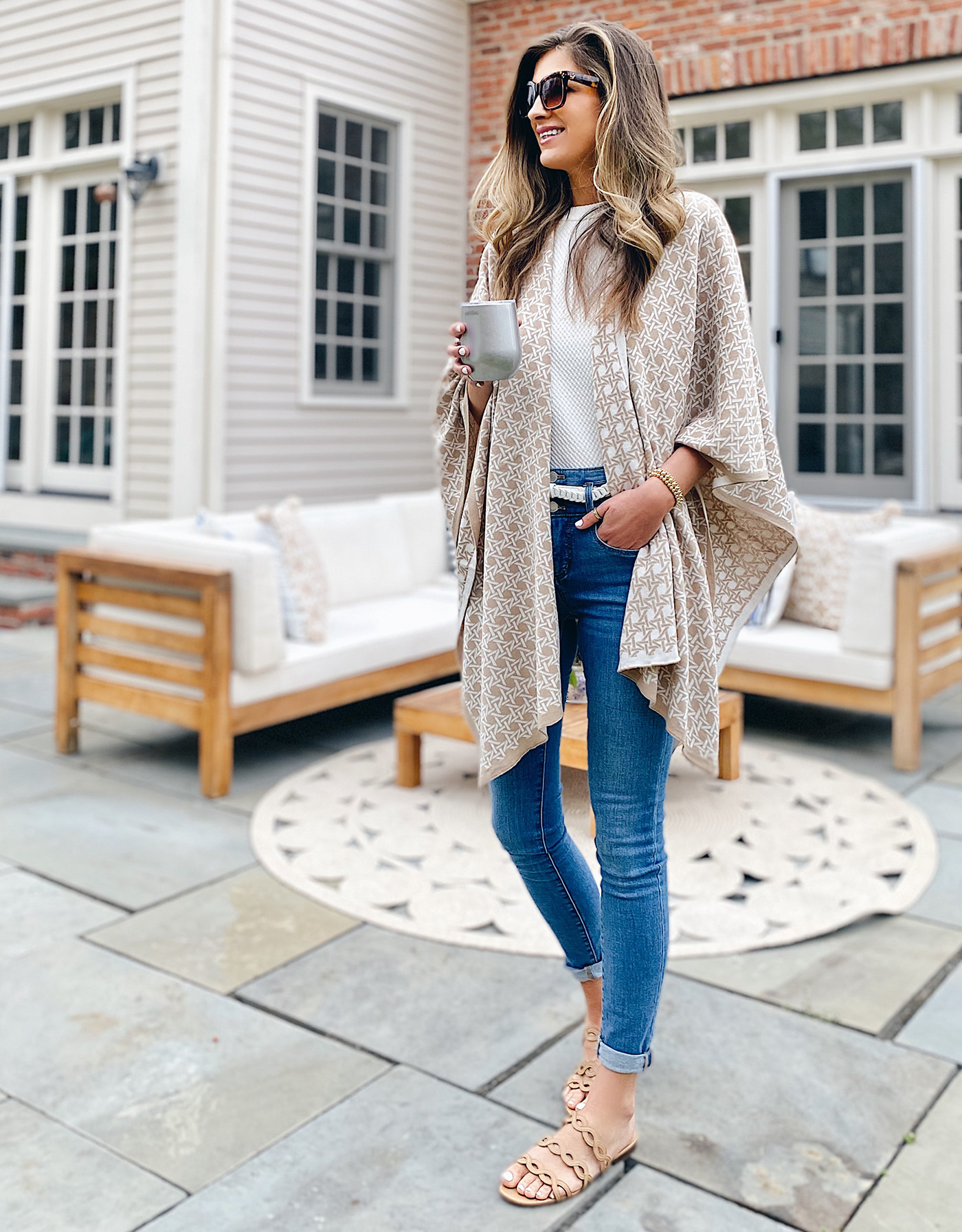 lightweight open poncho you can wear at the beach on pinteresting plans fashion blog