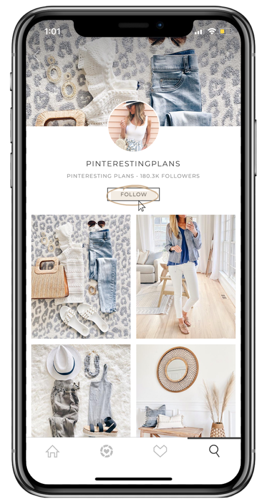 how to follow influencers on liketoknowit app