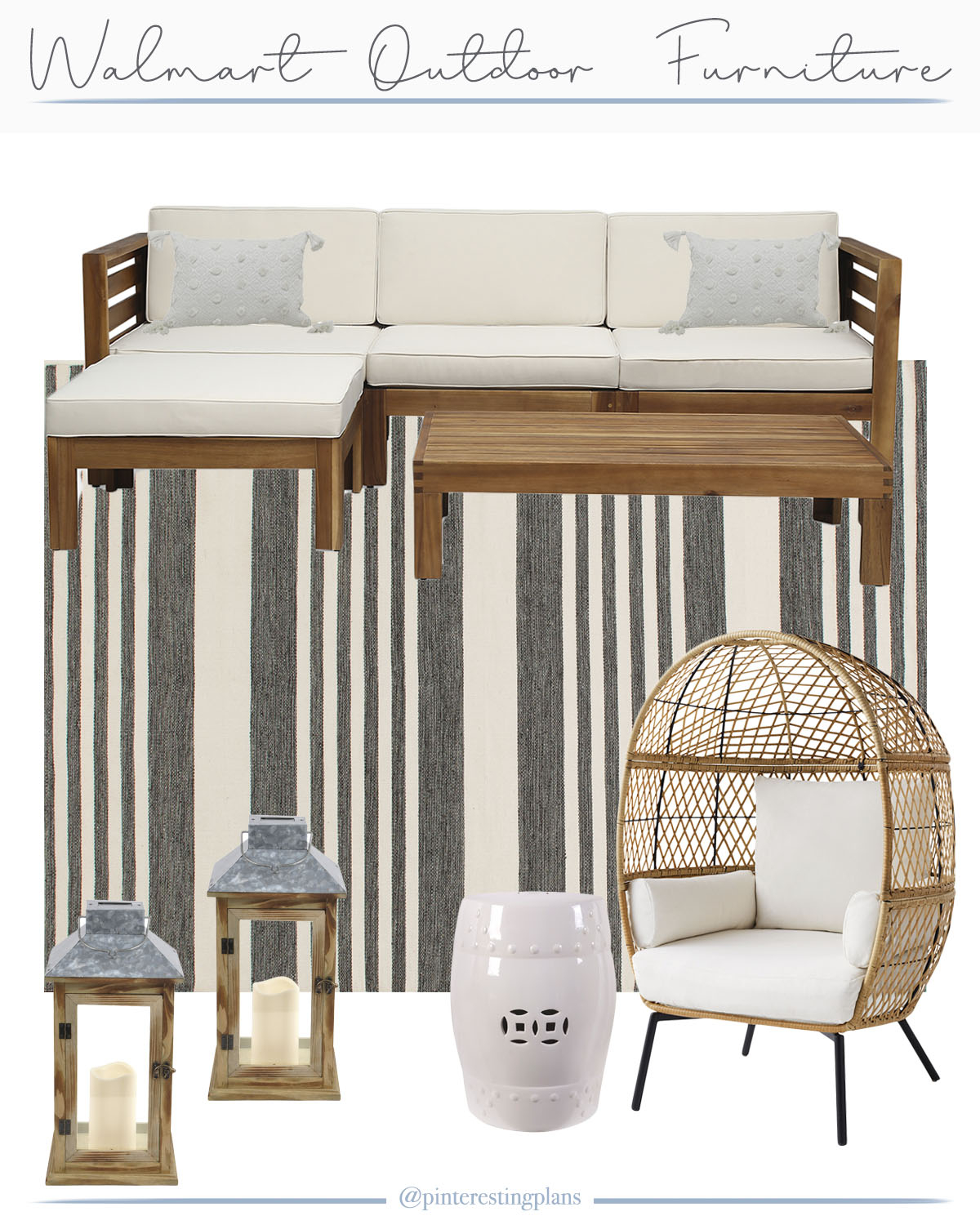 walmart patio furniture and decor